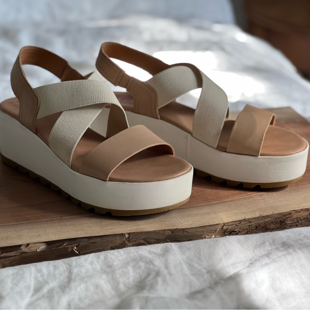 Sorel Cameron Flatform Slingback size 7.5